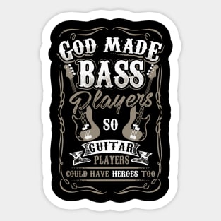 Bass Players Sticker